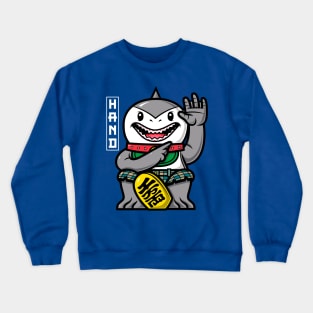 Lucky Shark Hand Crewneck Sweatshirt